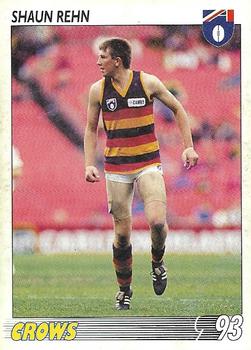1993 Select AFL #186 Shaun Rehn Front